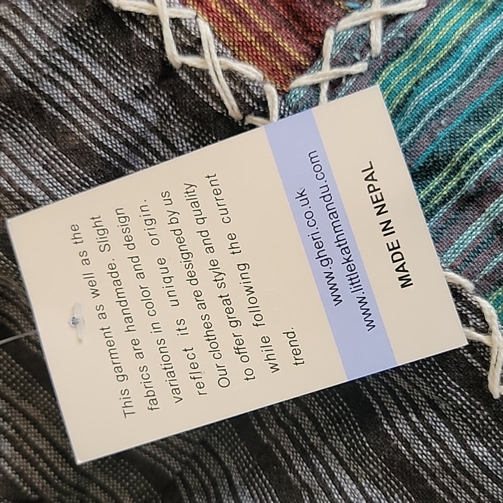NEW Patchwork Harem Pants - Picture 5 of 6